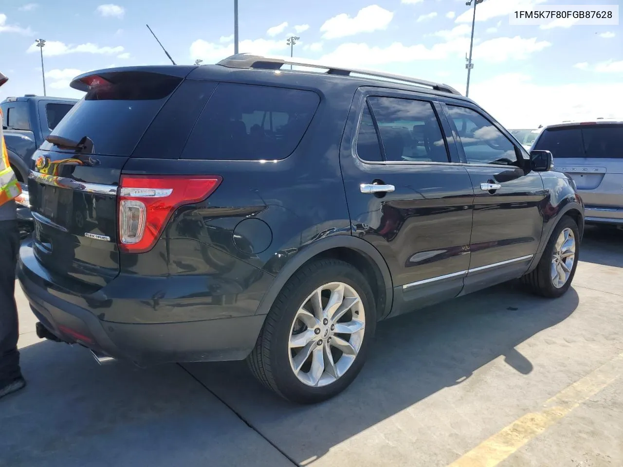 2015 Ford Explorer Limited VIN: 1FM5K7F80FGB87628 Lot: 74703714