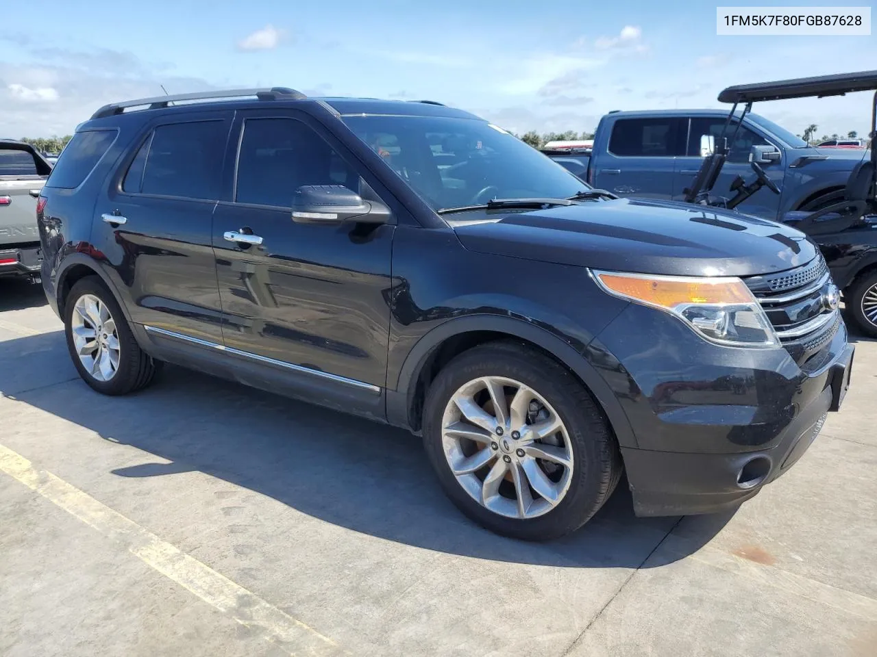 2015 Ford Explorer Limited VIN: 1FM5K7F80FGB87628 Lot: 74703714