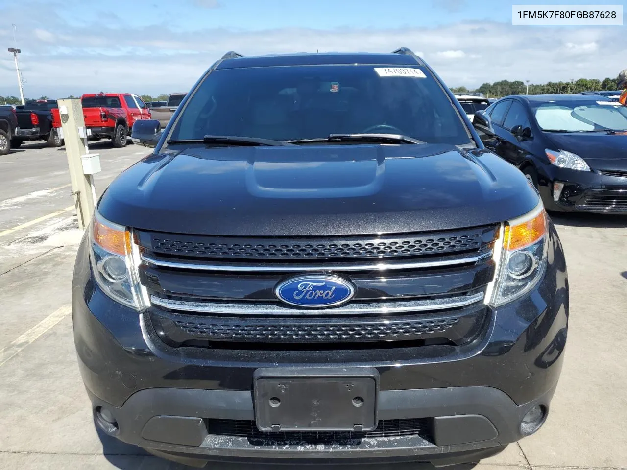 1FM5K7F80FGB87628 2015 Ford Explorer Limited