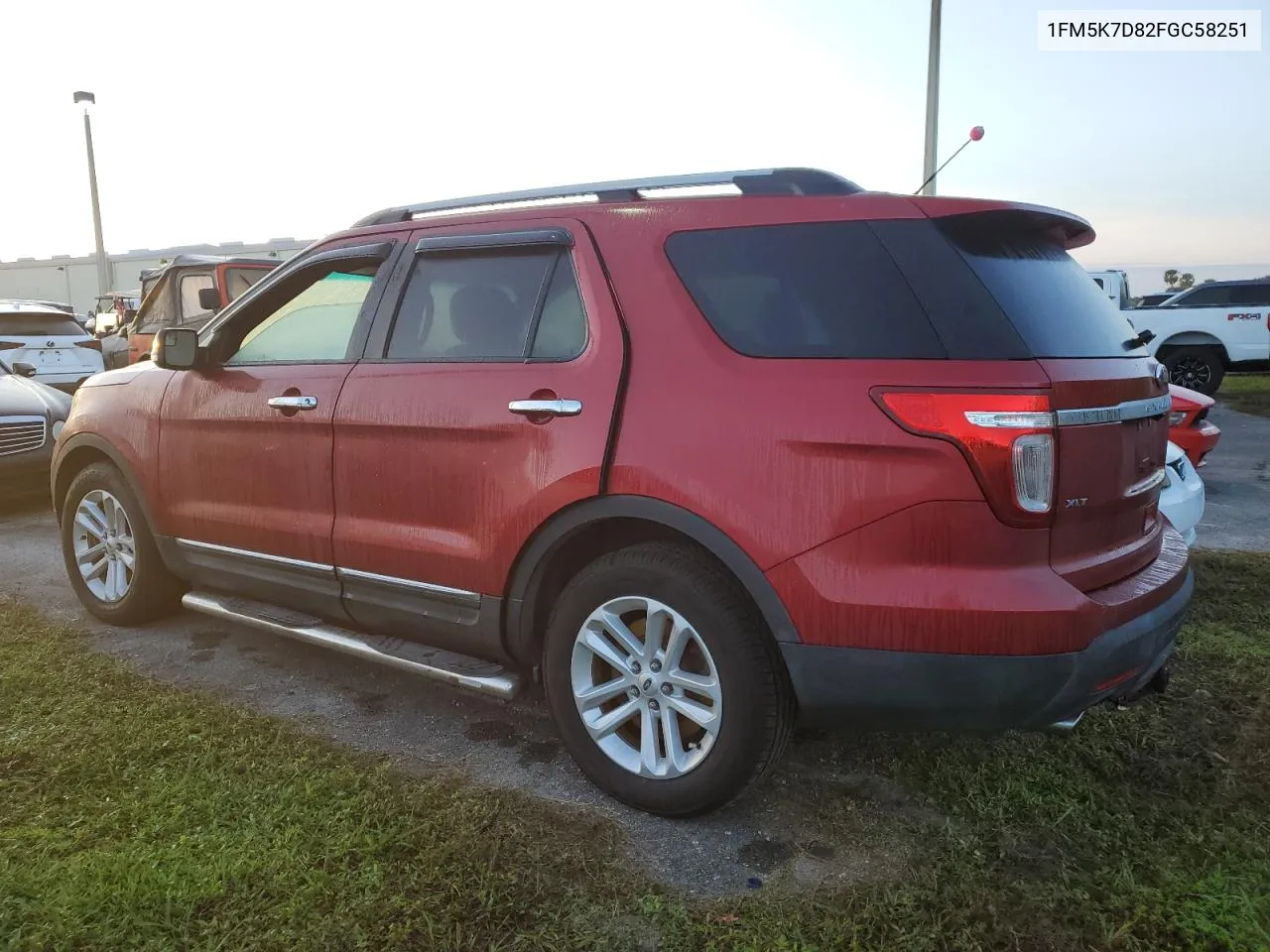 2015 Ford Explorer Xlt VIN: 1FM5K7D82FGC58251 Lot: 74791644