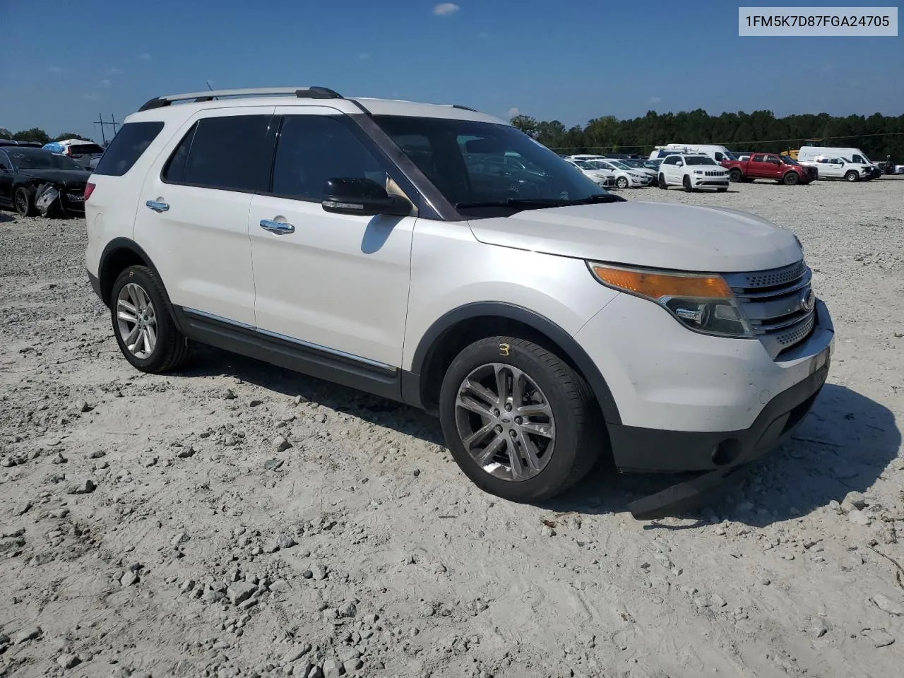 2015 Ford Explorer Xlt VIN: 1FM5K7D87FGA24705 Lot: 74828484