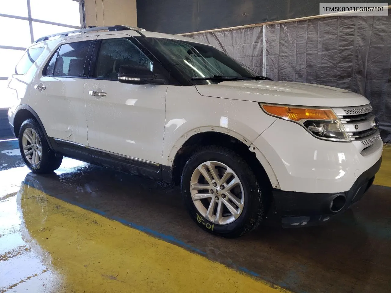 2015 Ford Explorer Xlt VIN: 1FM5K8D81FGB57501 Lot: 74839234