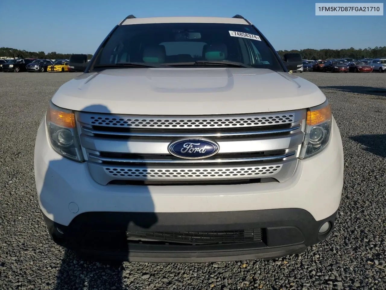 2015 Ford Explorer Xlt VIN: 1FM5K7D87FGA21710 Lot: 74858374