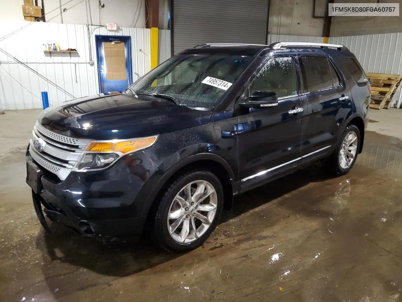 2015 Ford Explorer Xlt VIN: 1FM5K8D80FGA60757 Lot: 74957314