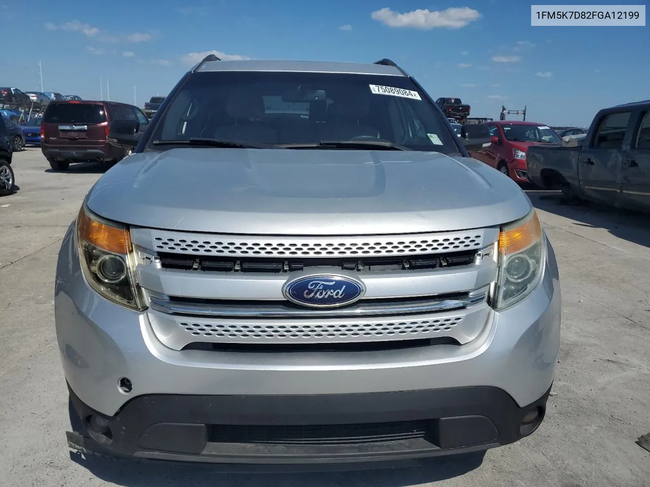 2015 Ford Explorer Xlt VIN: 1FM5K7D82FGA12199 Lot: 75089084