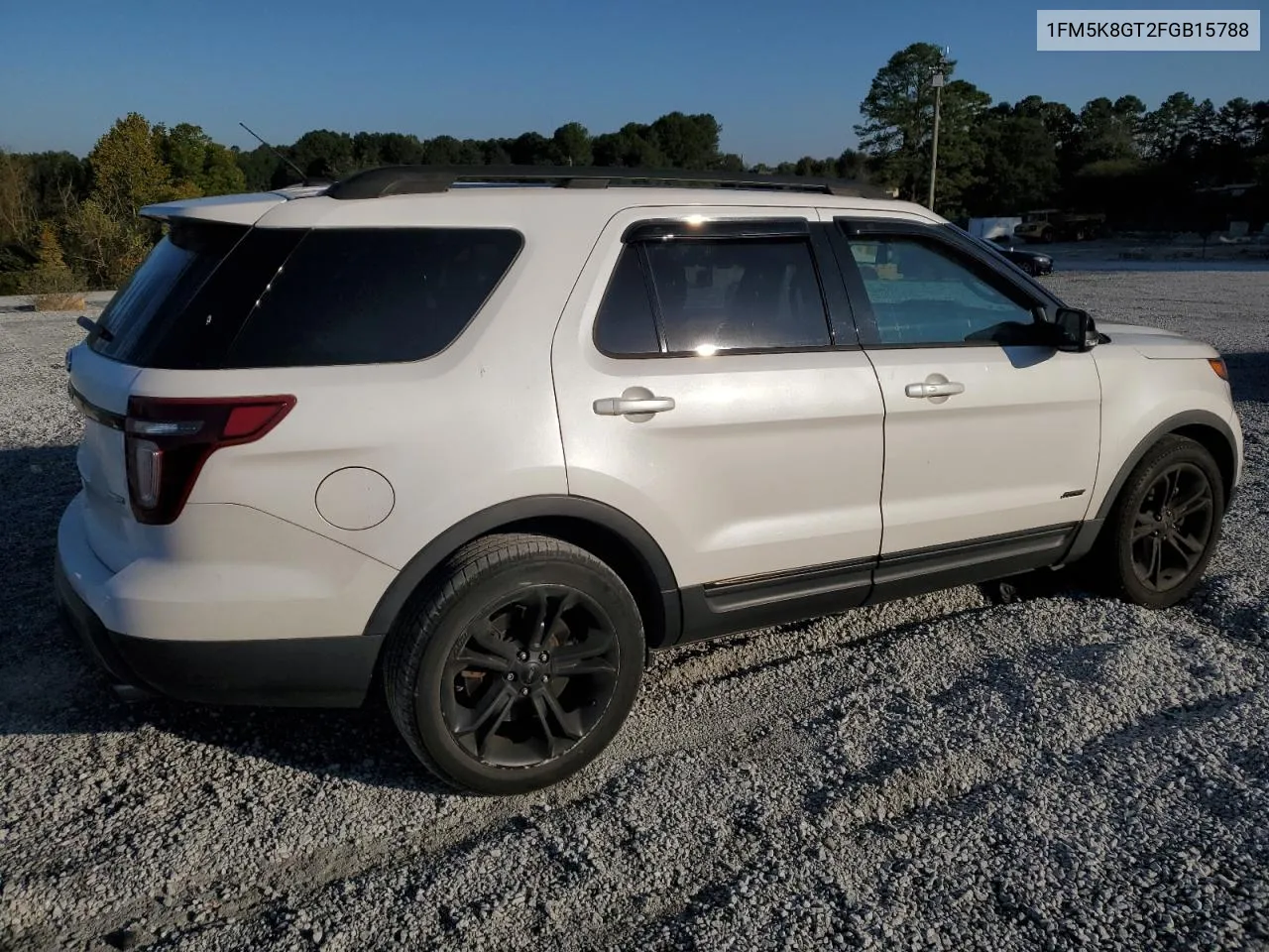 2015 Ford Explorer Sport VIN: 1FM5K8GT2FGB15788 Lot: 75179794