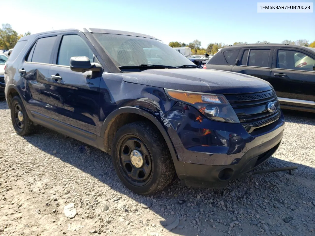 2015 Ford Explorer Police Interceptor VIN: 1FM5K8AR7FGB20028 Lot: 75304944