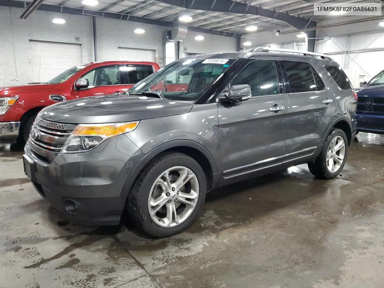 2015 Ford Explorer Limited VIN: 1FM5K8F82FGA86631 Lot: 75308674