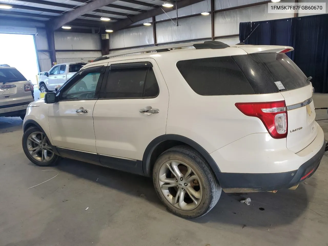 2015 Ford Explorer Limited VIN: 1FM5K7F87FGB60670 Lot: 75319104