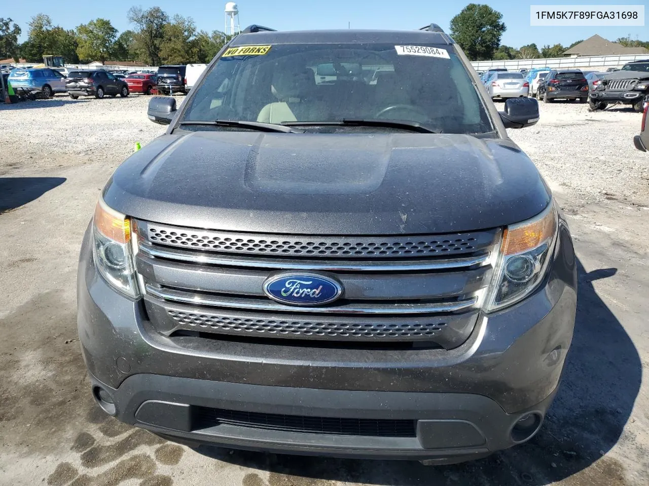 2015 Ford Explorer Limited VIN: 1FM5K7F89FGA31698 Lot: 75529084