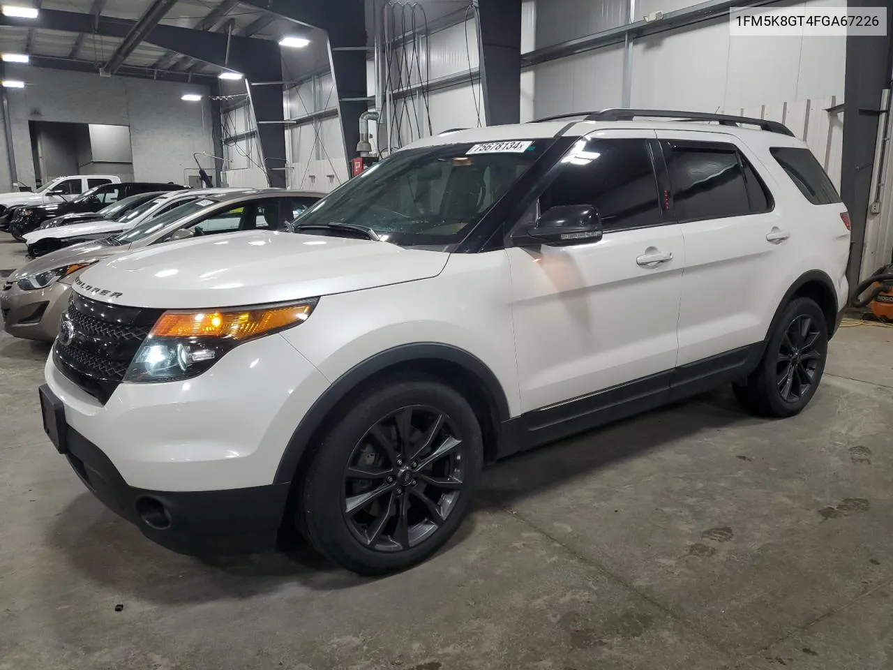 2015 Ford Explorer Sport VIN: 1FM5K8GT4FGA67226 Lot: 75678134