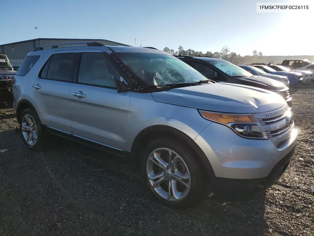 2015 Ford Explorer Limited VIN: 1FM5K7F83FGC26115 Lot: 75740804