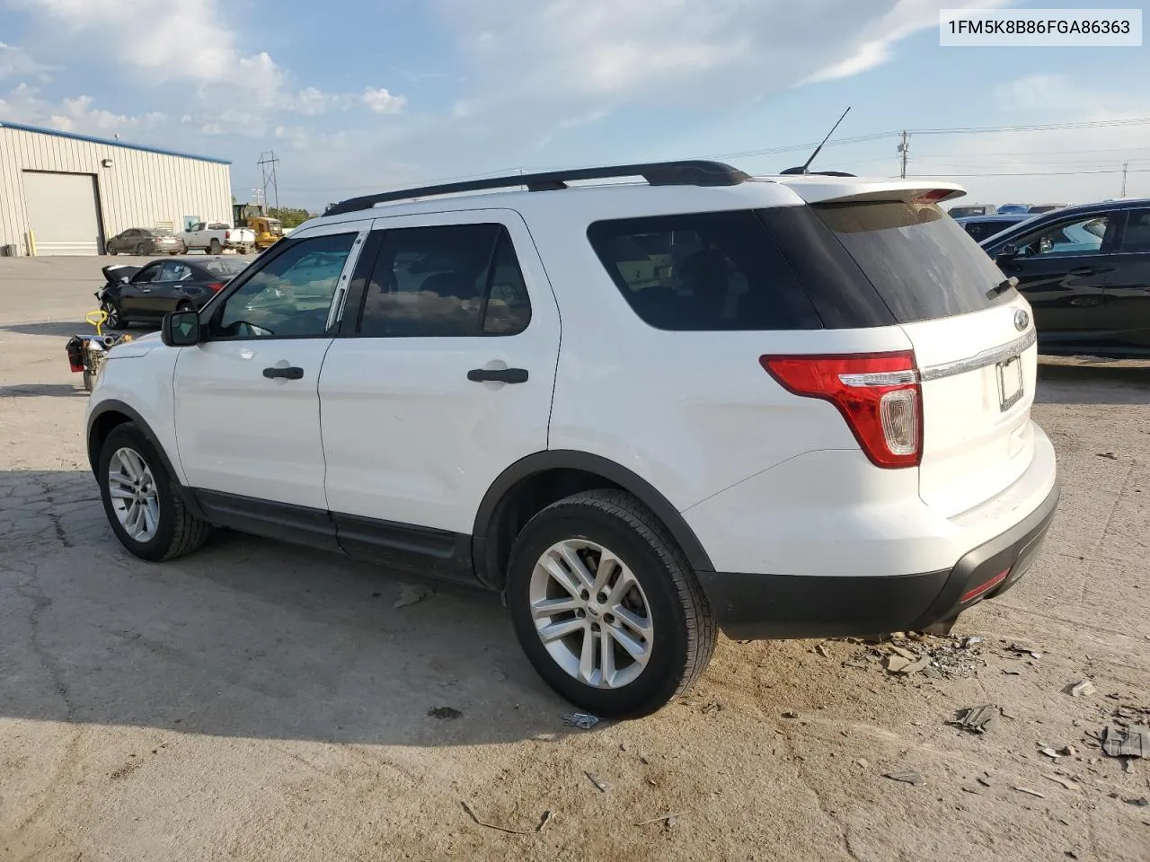 2015 Ford Explorer VIN: 1FM5K8B86FGA86363 Lot: 75762224