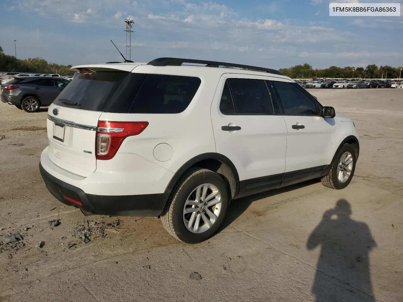 2015 Ford Explorer VIN: 1FM5K8B86FGA86363 Lot: 75762224