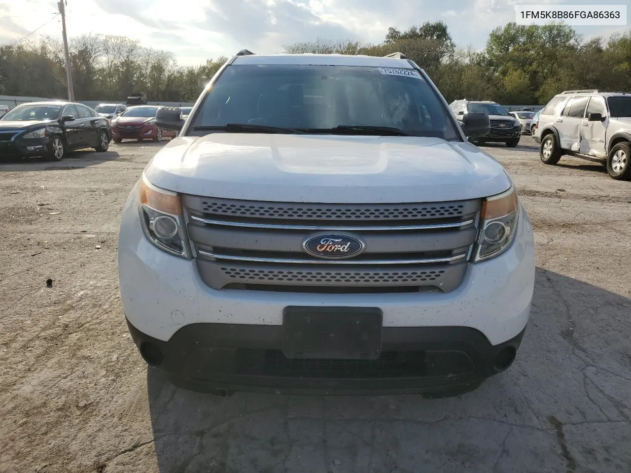 2015 Ford Explorer VIN: 1FM5K8B86FGA86363 Lot: 75762224