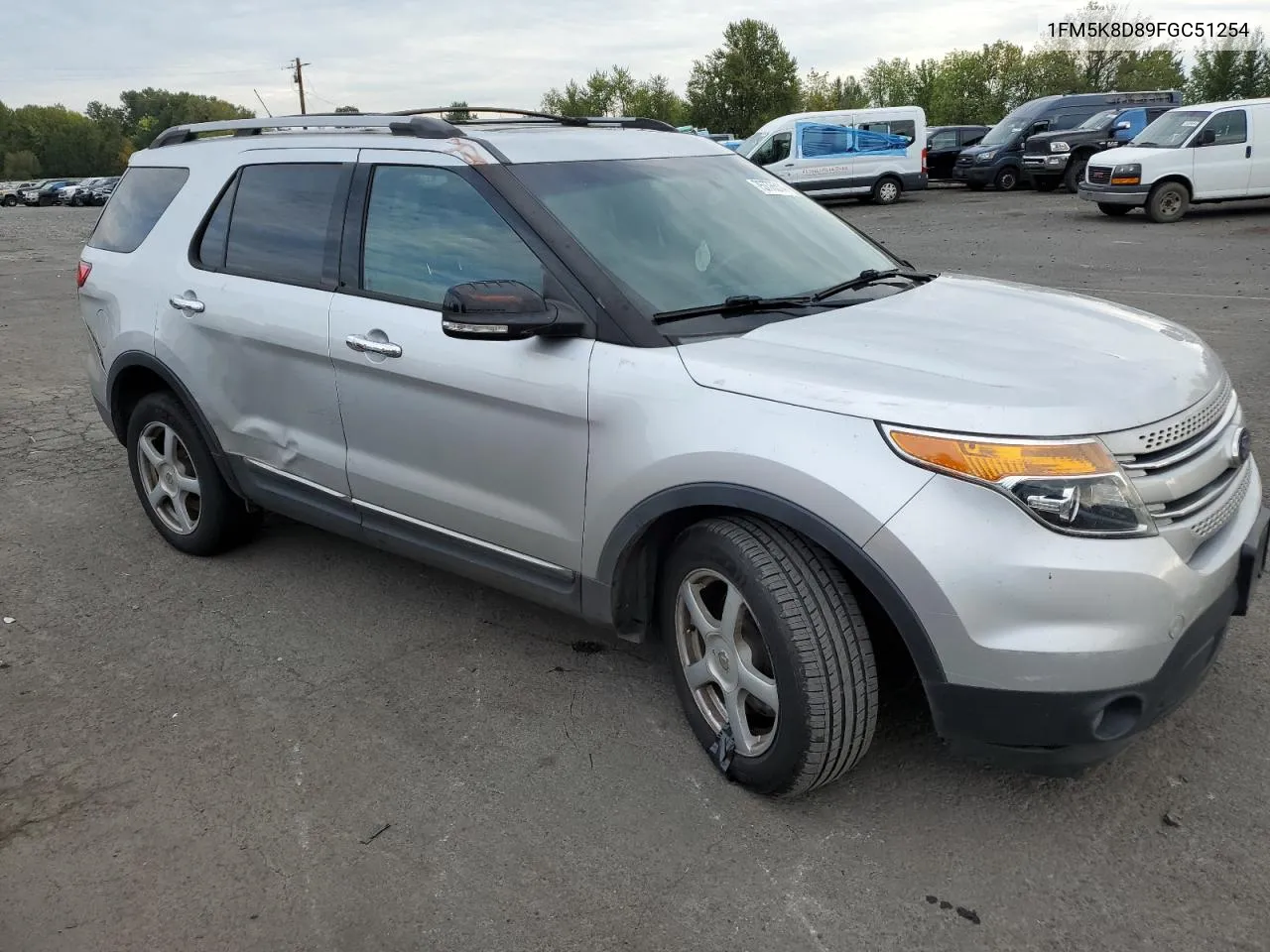 2015 Ford Explorer Xlt VIN: 1FM5K8D89FGC51254 Lot: 75776514