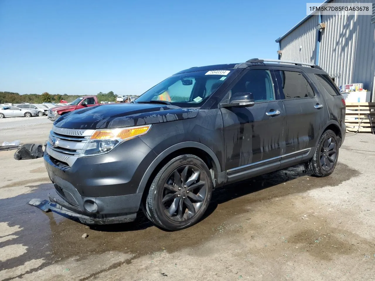 2015 Ford Explorer Xlt VIN: 1FM5K7D85FGA63678 Lot: 75840334