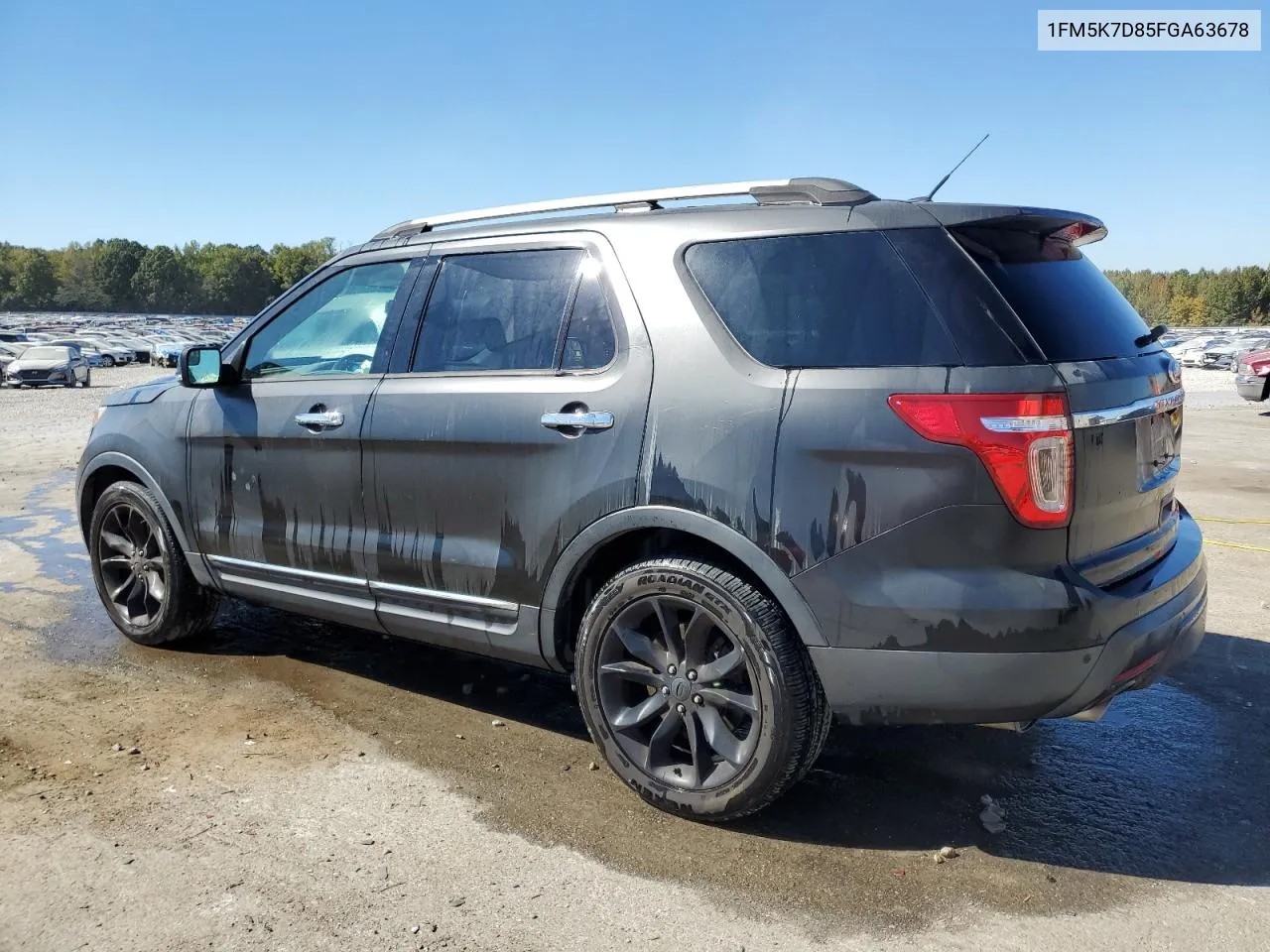 2015 Ford Explorer Xlt VIN: 1FM5K7D85FGA63678 Lot: 75840334