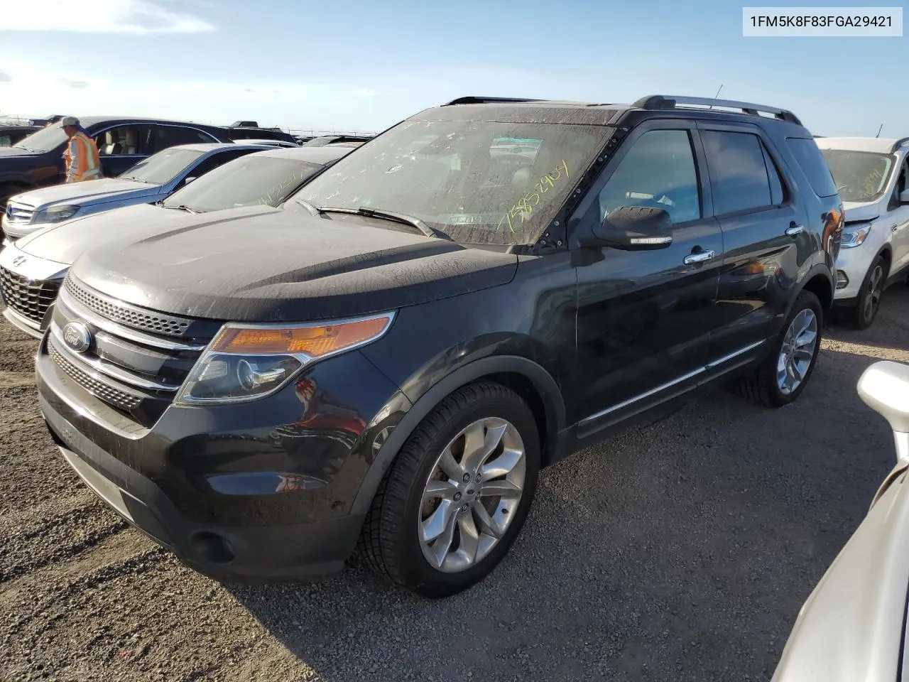 2015 Ford Explorer Limited VIN: 1FM5K8F83FGA29421 Lot: 75852904