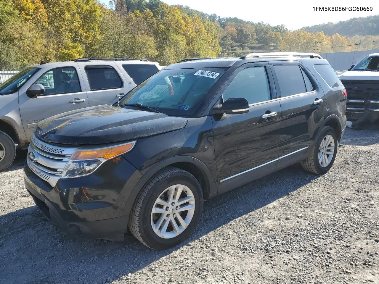 2015 Ford Explorer Xlt VIN: 1FM5K8D86FGC60669 Lot: 75853394