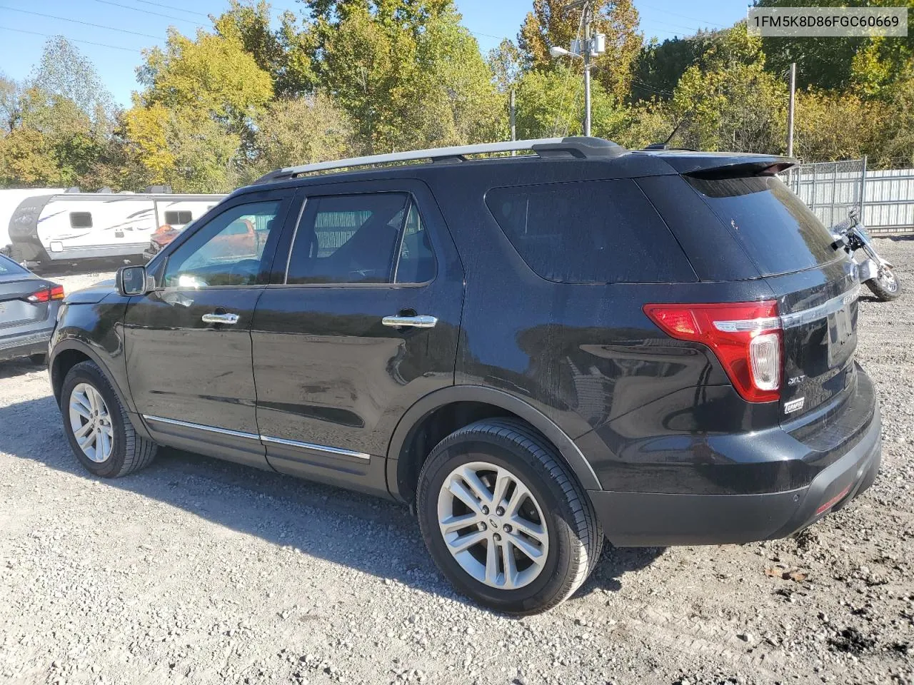 2015 Ford Explorer Xlt VIN: 1FM5K8D86FGC60669 Lot: 75853394