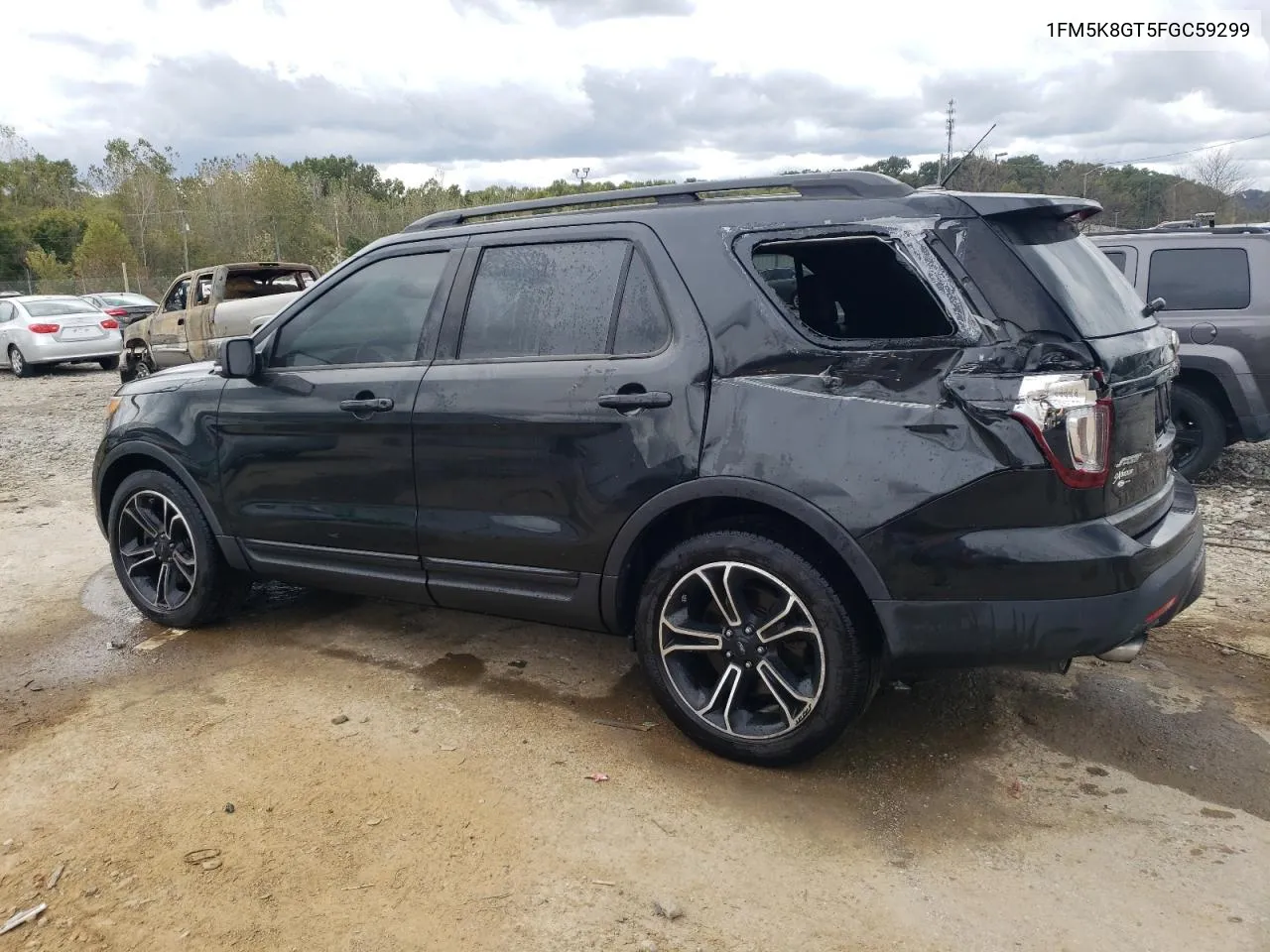 2015 Ford Explorer Sport VIN: 1FM5K8GT5FGC59299 Lot: 75908624