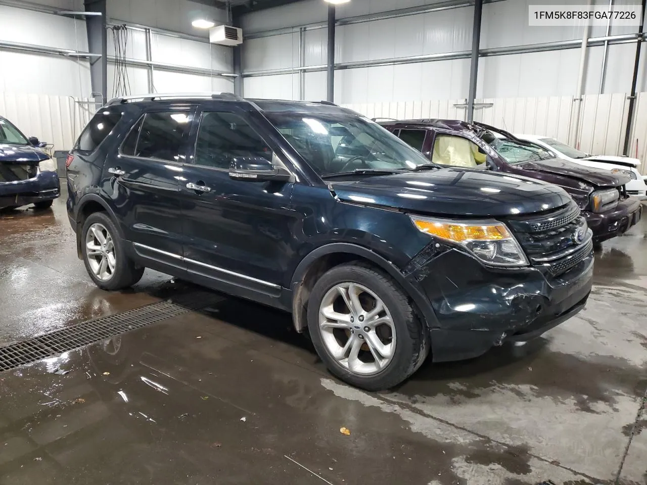 2015 Ford Explorer Limited VIN: 1FM5K8F83FGA77226 Lot: 76074344