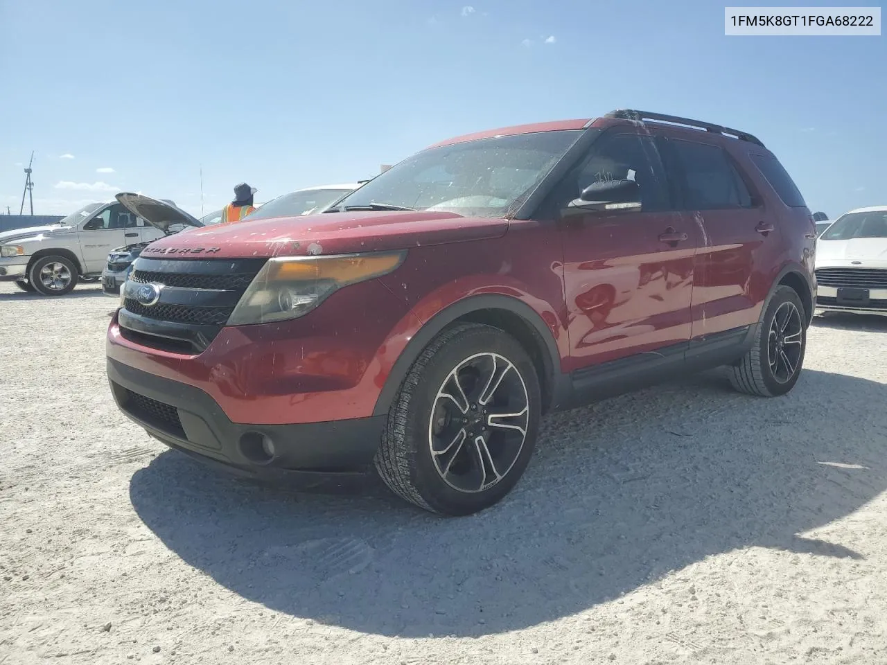 2015 Ford Explorer Sport VIN: 1FM5K8GT1FGA68222 Lot: 76173504