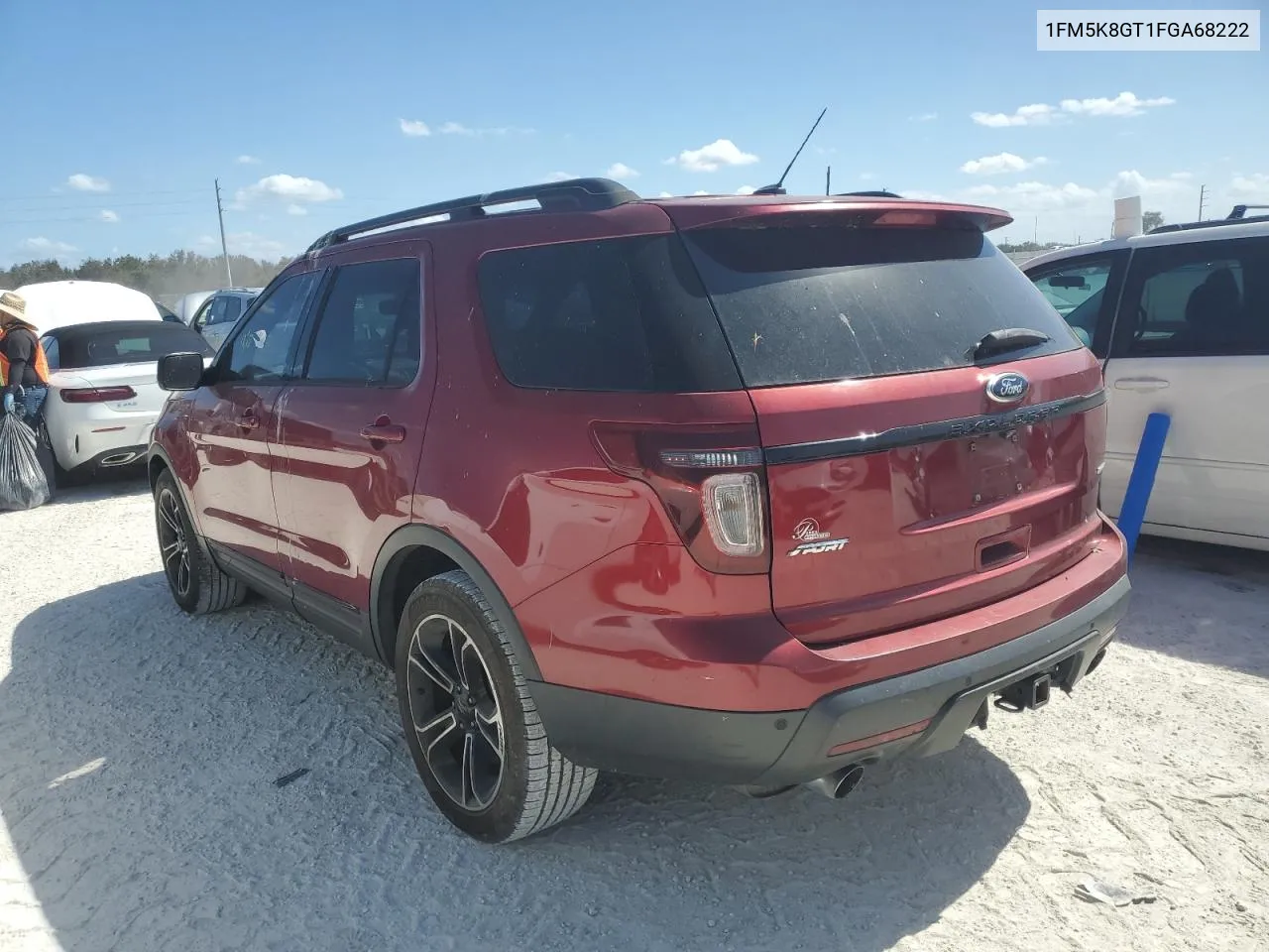 2015 Ford Explorer Sport VIN: 1FM5K8GT1FGA68222 Lot: 76173504