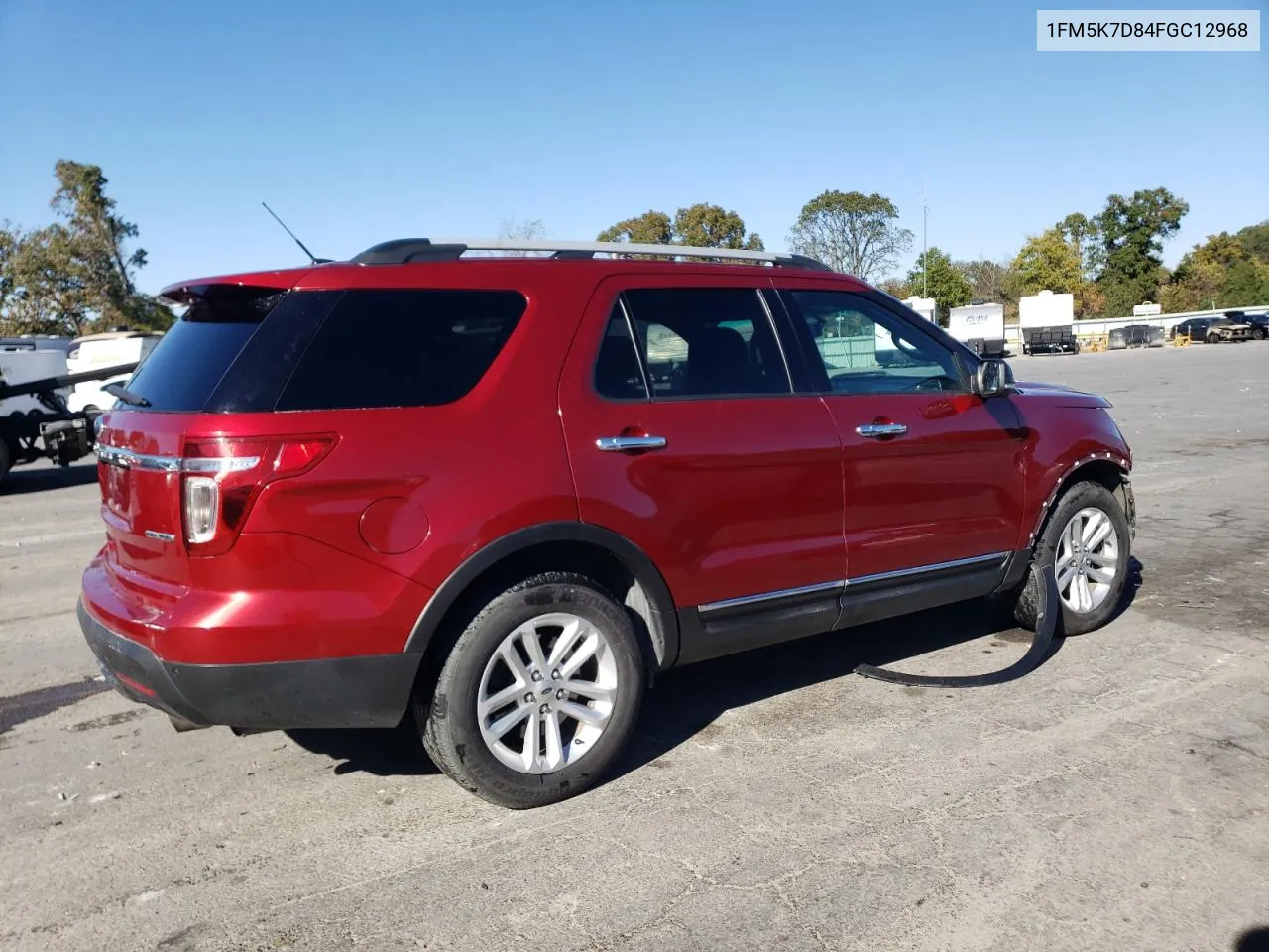 2015 Ford Explorer Xlt VIN: 1FM5K7D84FGC12968 Lot: 76272874