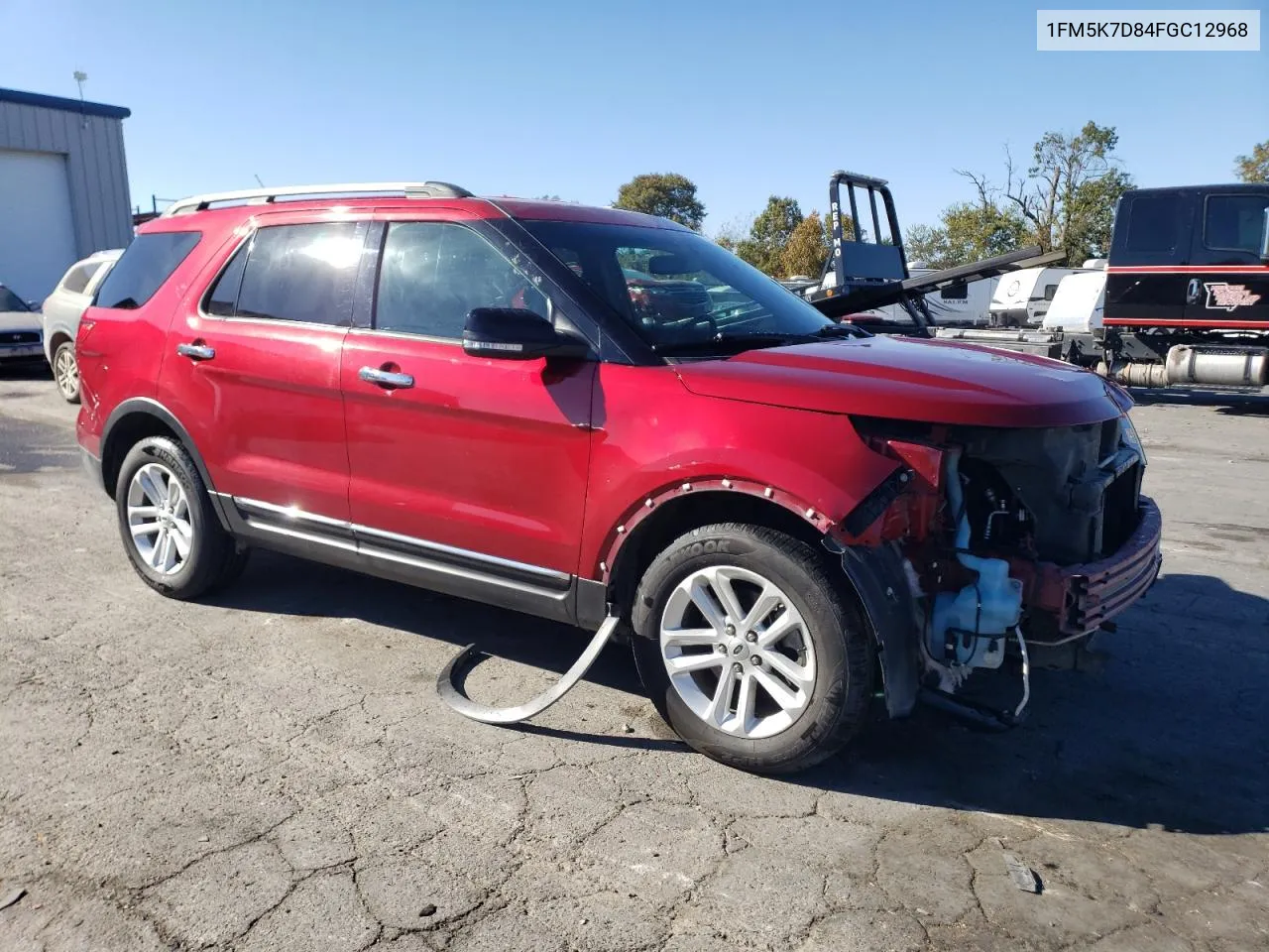 2015 Ford Explorer Xlt VIN: 1FM5K7D84FGC12968 Lot: 76272874