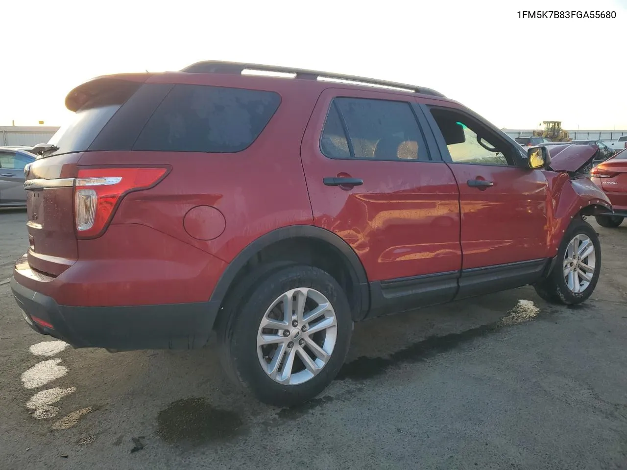 2015 Ford Explorer VIN: 1FM5K7B83FGA55680 Lot: 76309074