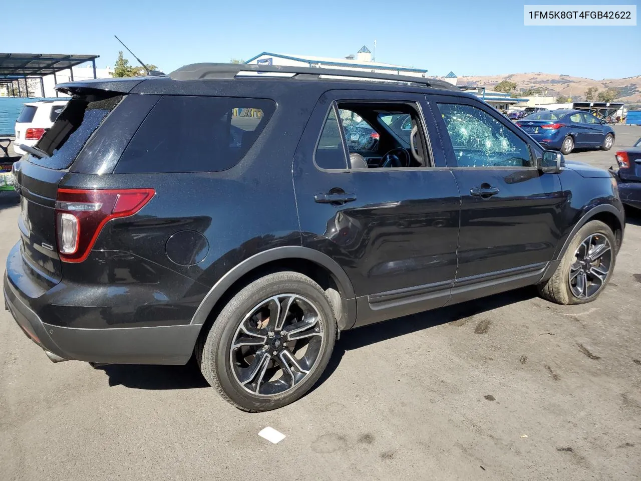 2015 Ford Explorer Sport VIN: 1FM5K8GT4FGB42622 Lot: 76353004