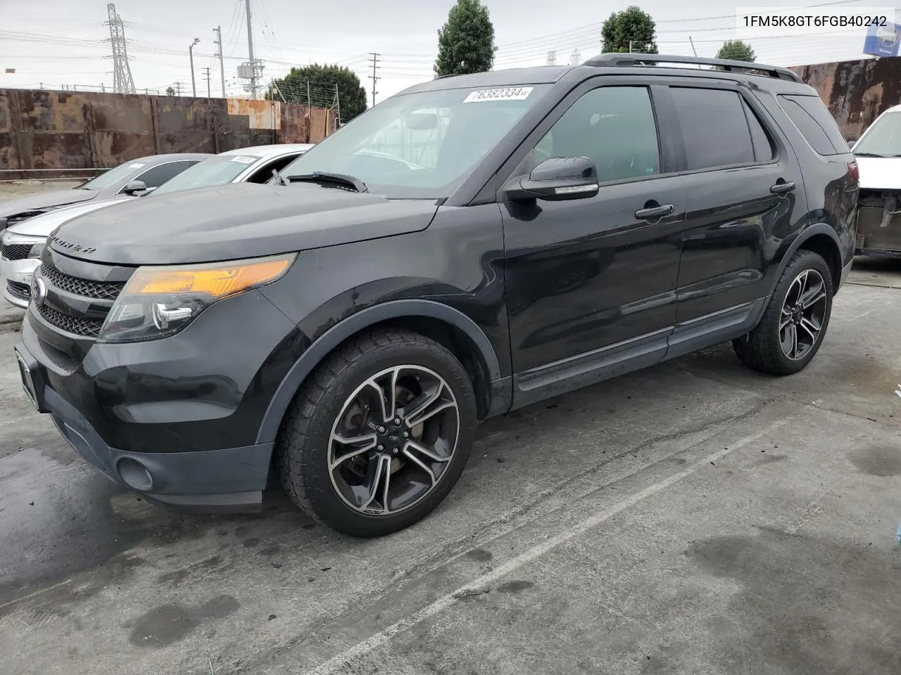 2015 Ford Explorer Sport VIN: 1FM5K8GT6FGB40242 Lot: 76382334