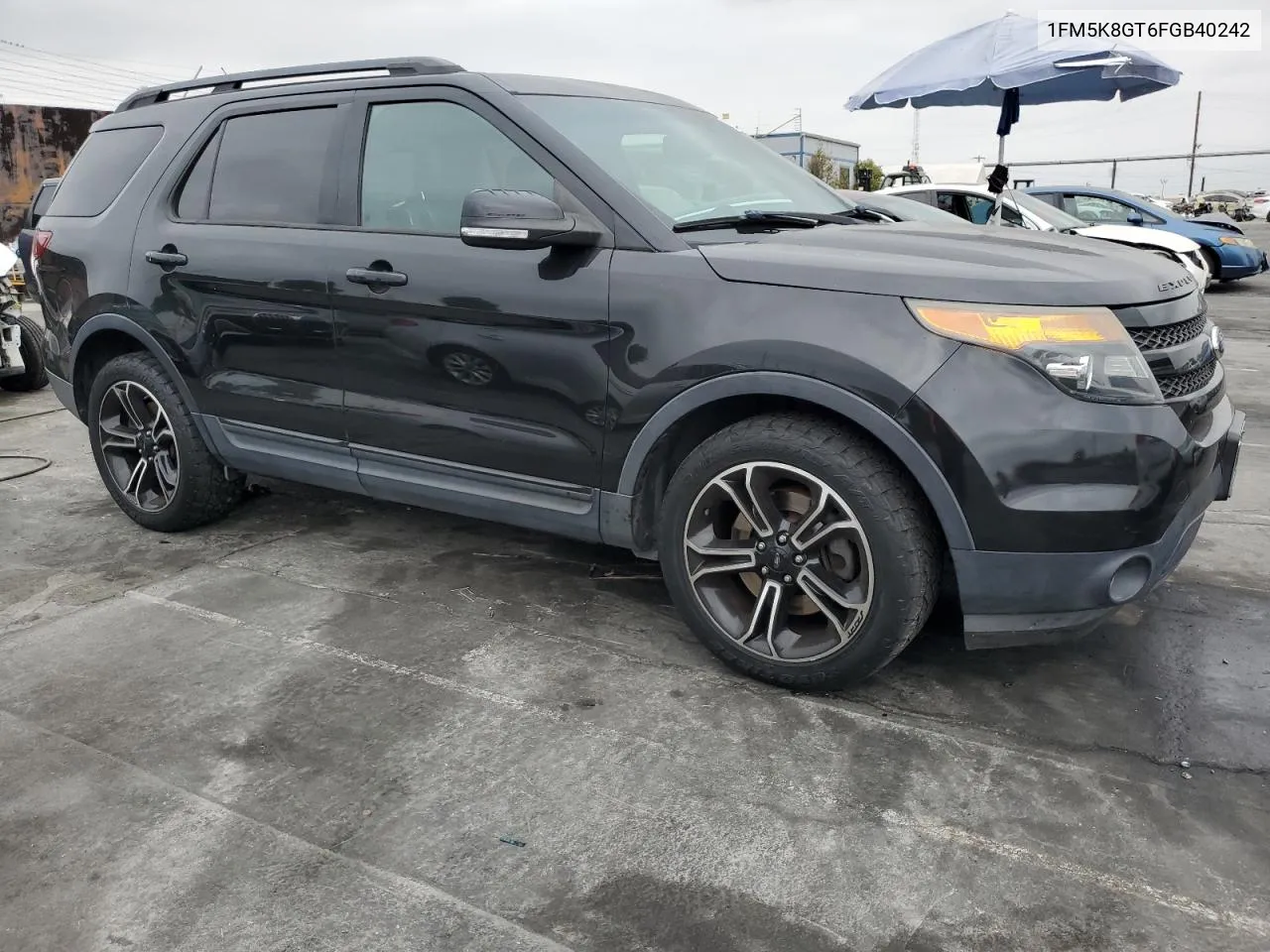 2015 Ford Explorer Sport VIN: 1FM5K8GT6FGB40242 Lot: 76382334