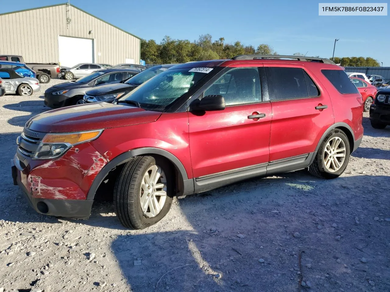 1FM5K7B86FGB23437 2015 Ford Explorer