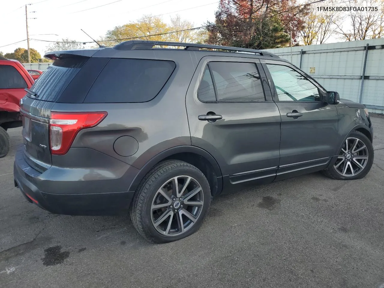 2015 Ford Explorer Xlt VIN: 1FM5K8D83FGA01735 Lot: 76489154