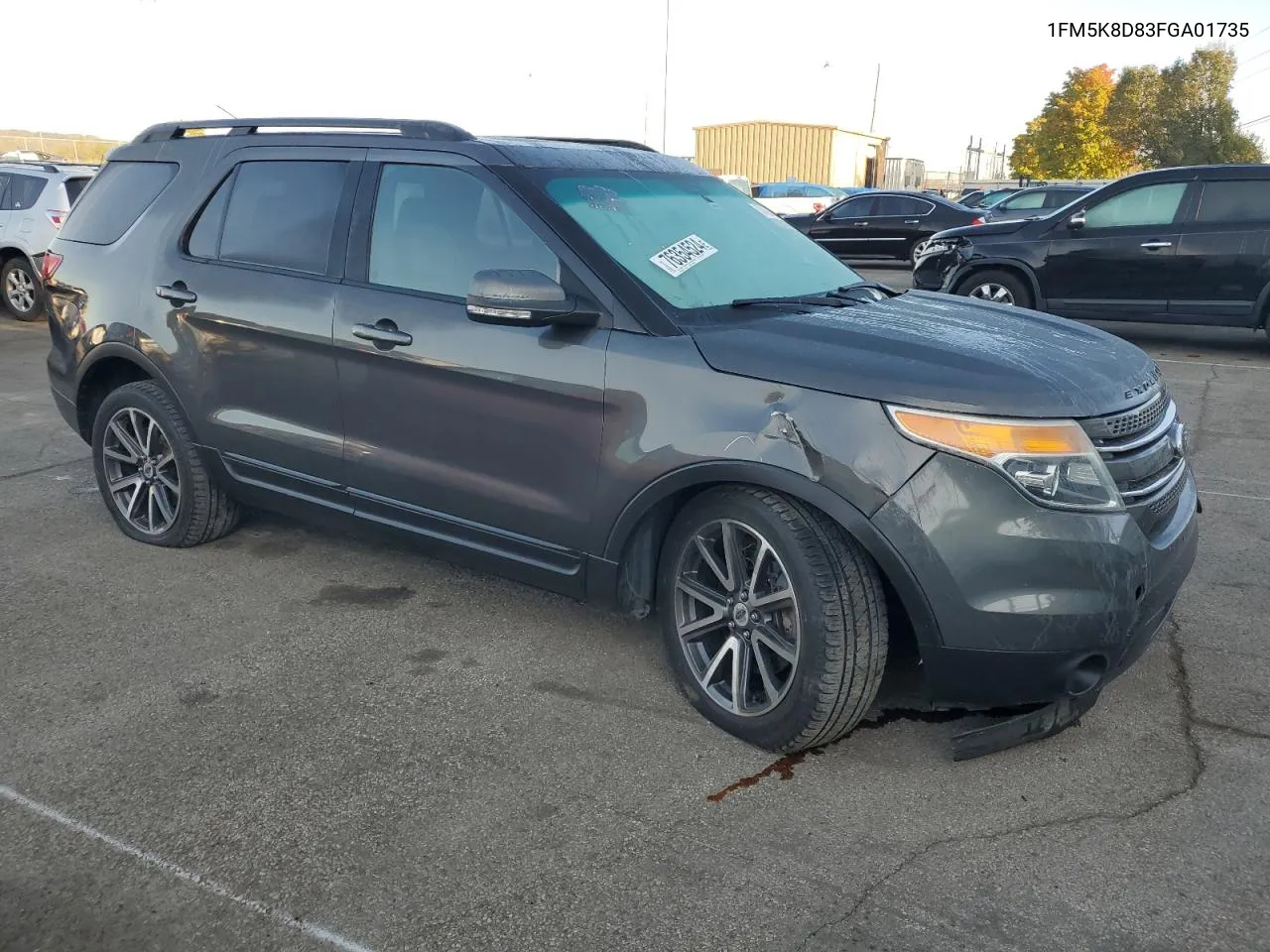 2015 Ford Explorer Xlt VIN: 1FM5K8D83FGA01735 Lot: 76489154