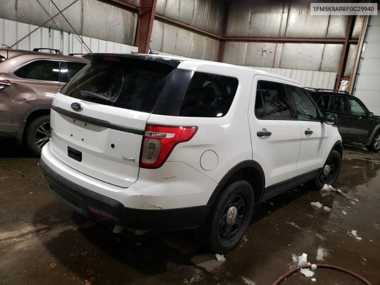 2015 Ford Explorer Police Interceptor VIN: 1FM5K8AR8FGC29940 Lot: 76601714