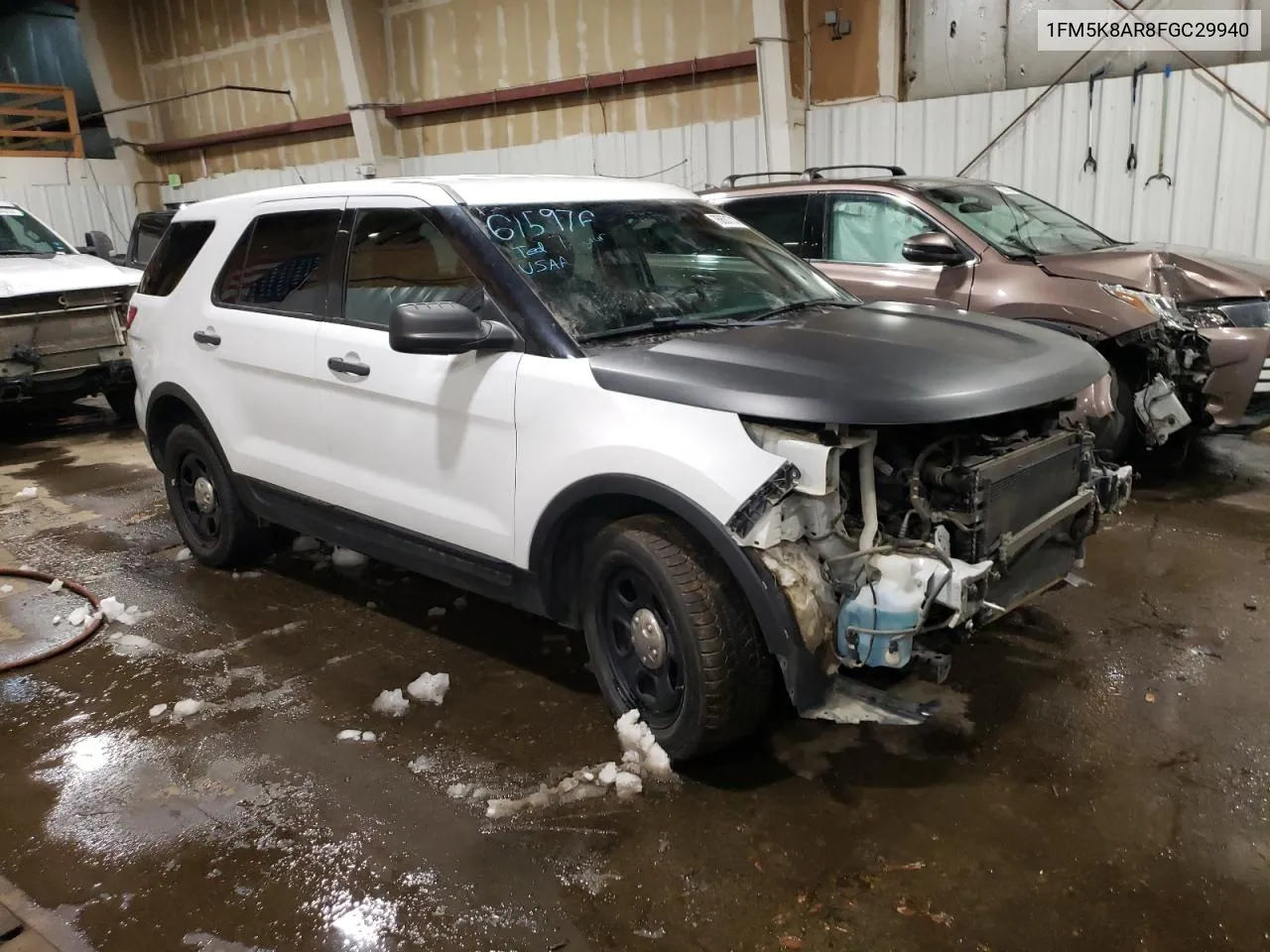 2015 Ford Explorer Police Interceptor VIN: 1FM5K8AR8FGC29940 Lot: 76601714