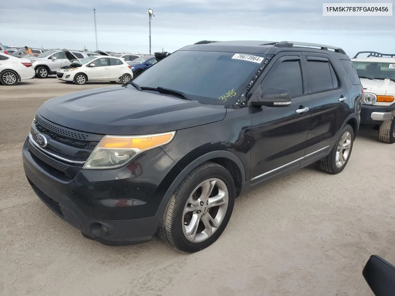 2015 Ford Explorer Limited VIN: 1FM5K7F87FGA09456 Lot: 76673964