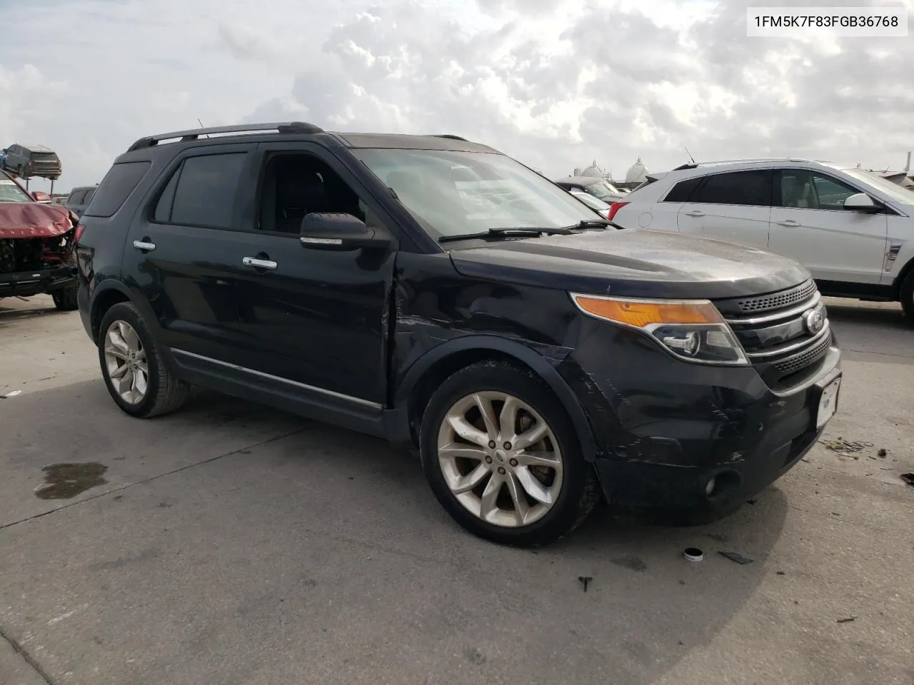 2015 Ford Explorer Limited VIN: 1FM5K7F83FGB36768 Lot: 76967004