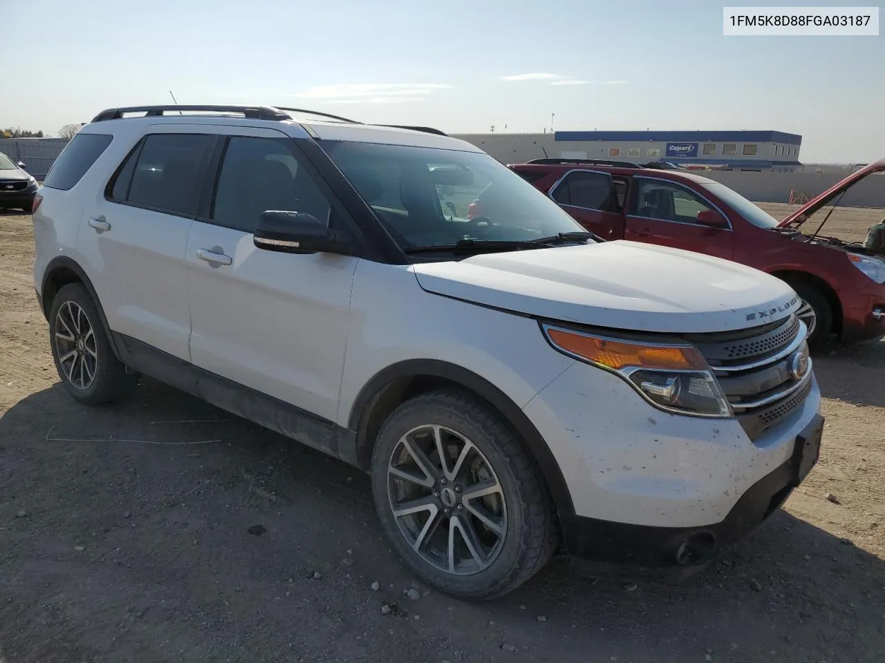 2015 Ford Explorer Xlt VIN: 1FM5K8D88FGA03187 Lot: 77072884