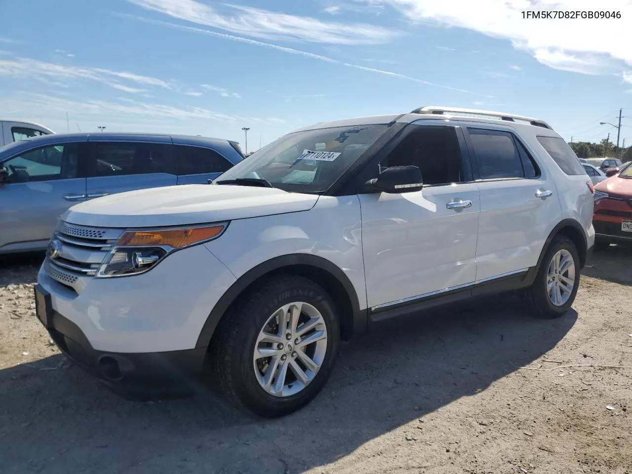 2015 Ford Explorer Xlt VIN: 1FM5K7D82FGB09046 Lot: 77110124