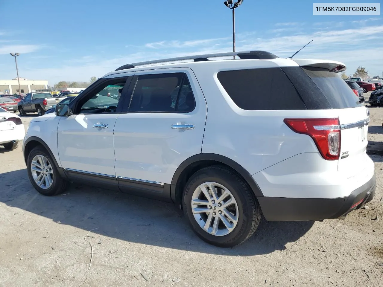 2015 Ford Explorer Xlt VIN: 1FM5K7D82FGB09046 Lot: 77110124