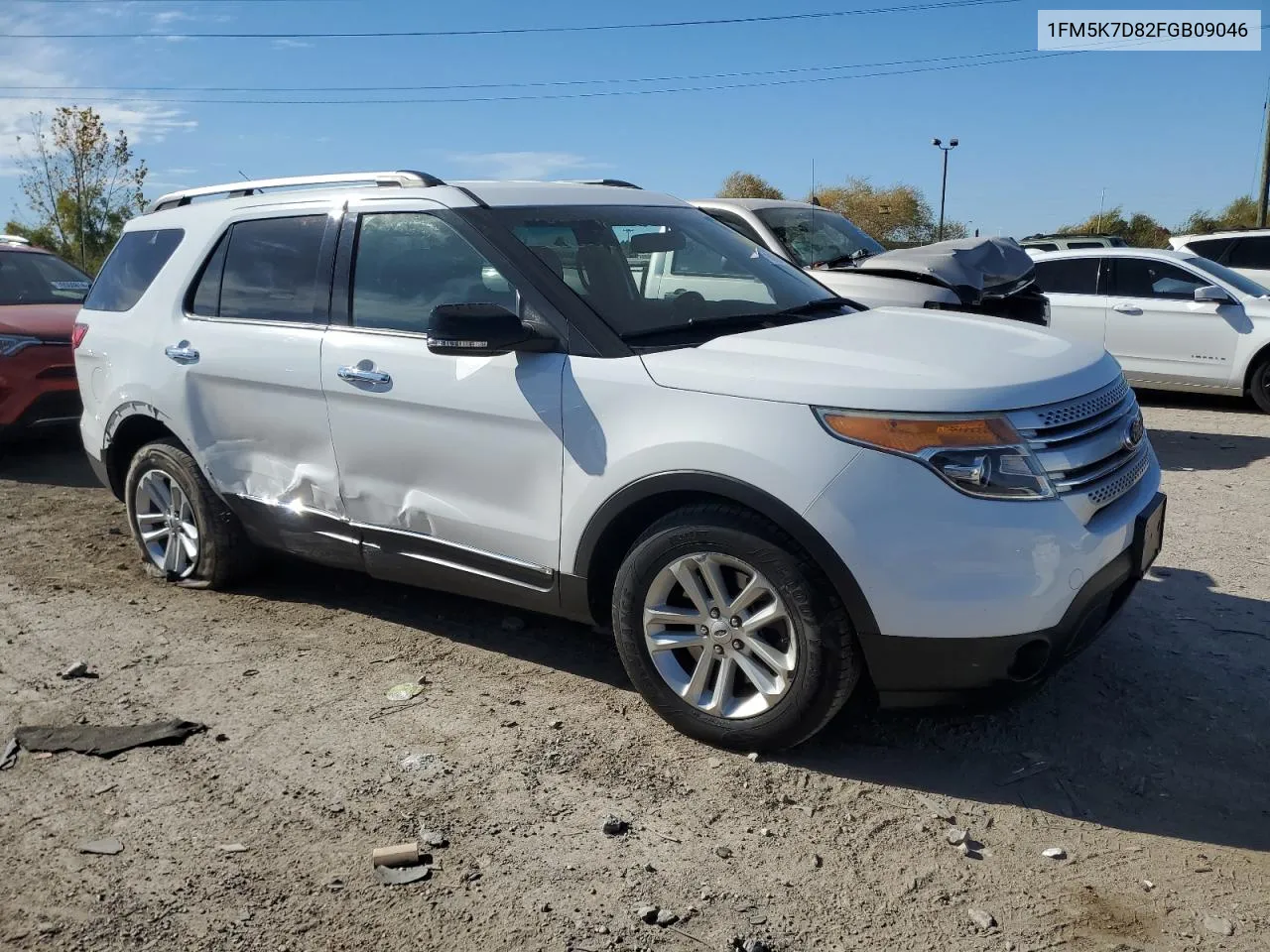 2015 Ford Explorer Xlt VIN: 1FM5K7D82FGB09046 Lot: 77110124