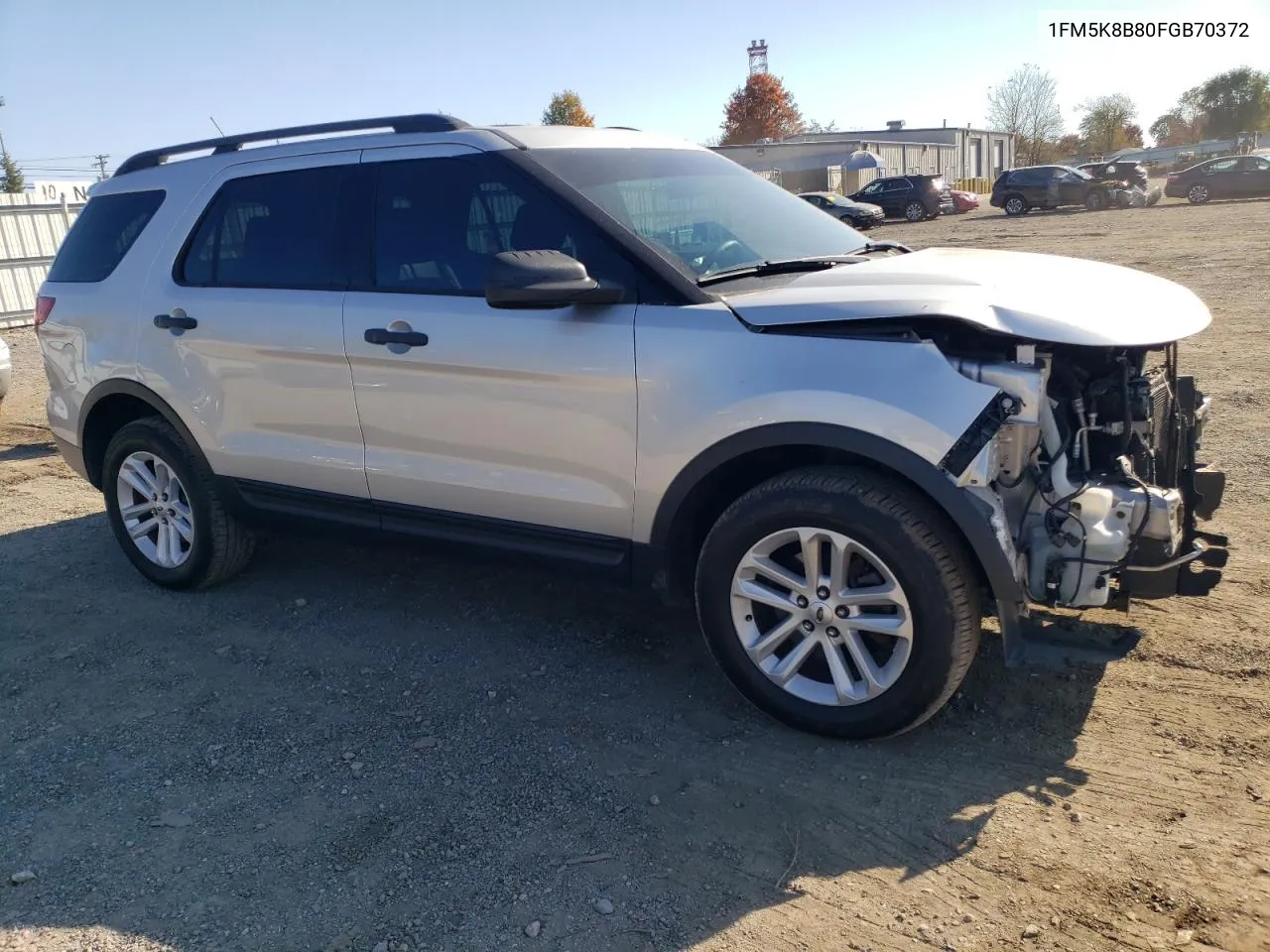 2015 Ford Explorer VIN: 1FM5K8B80FGB70372 Lot: 77226444