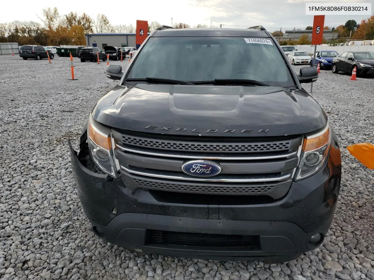 2015 Ford Explorer Xlt VIN: 1FM5K8D86FGB30214 Lot: 77456074