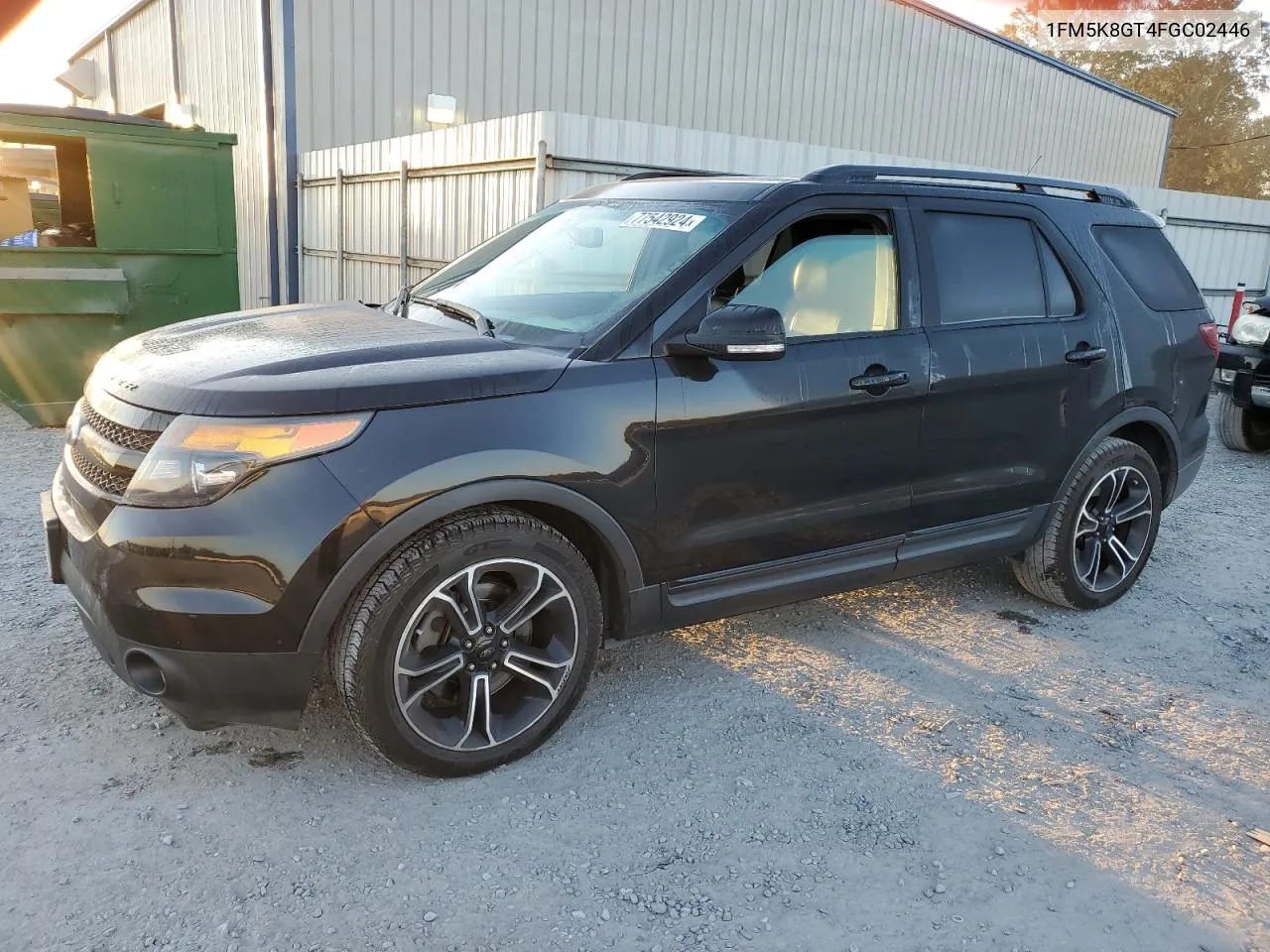 2015 Ford Explorer Sport VIN: 1FM5K8GT4FGC02446 Lot: 77542924