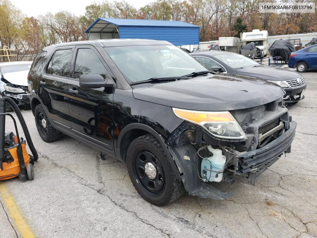 2015 Ford Explorer Police Interceptor VIN: 1FM5K8AR6FGB13796 Lot: 77869864